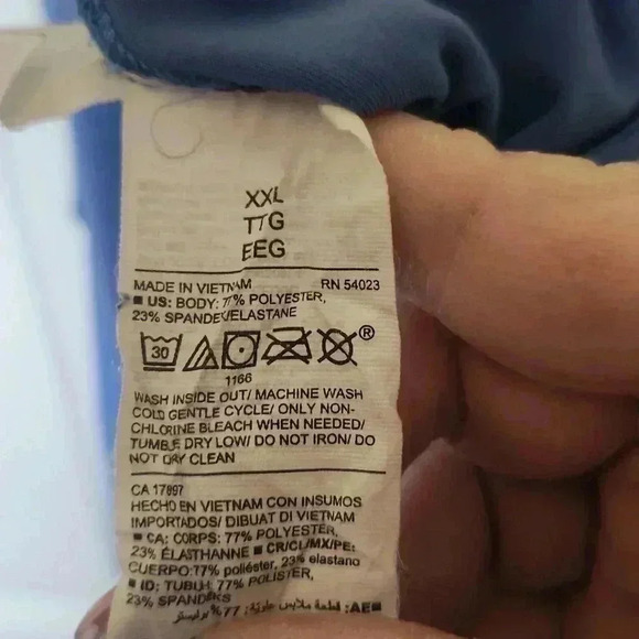 Women's Plus Size Old Navy Active Elevate Legging Capri's  Soft Blue - Size XXL - Picture 9 of 9